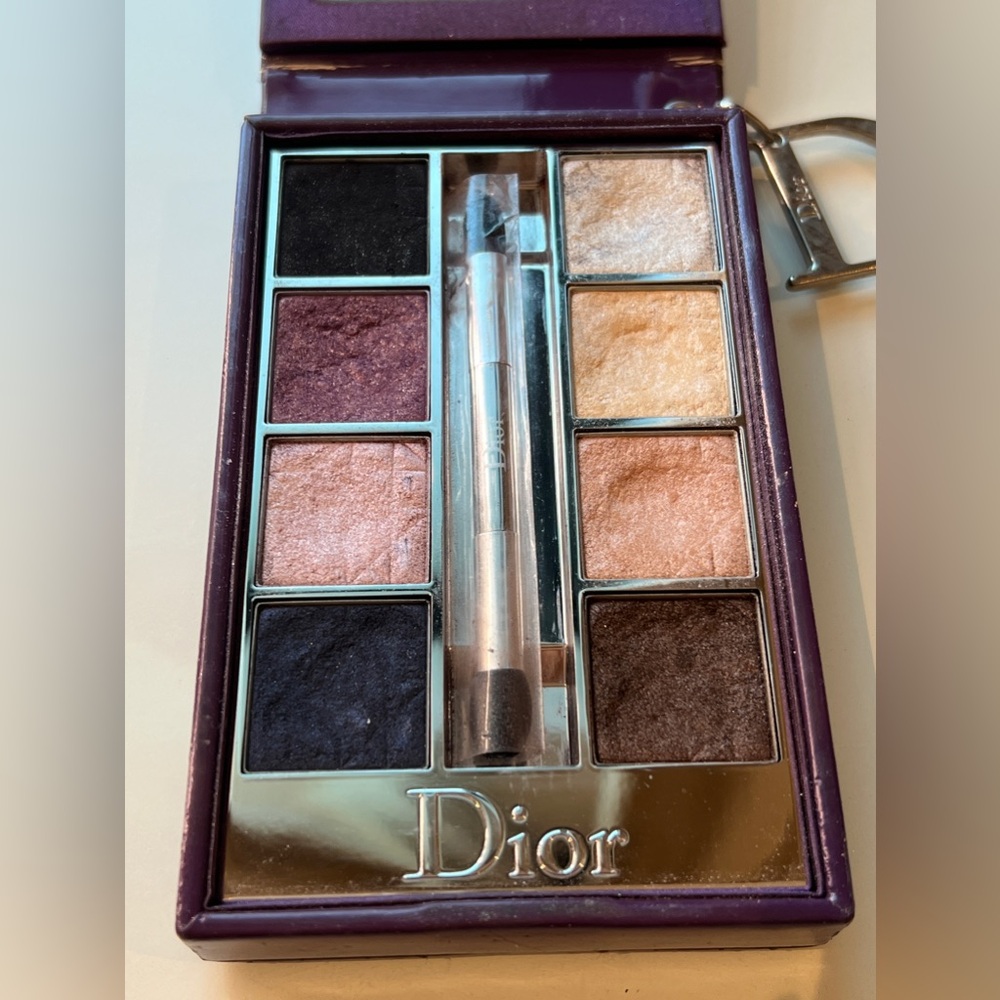 Dior Cannage color collection eye palette shimmery shades dark and light